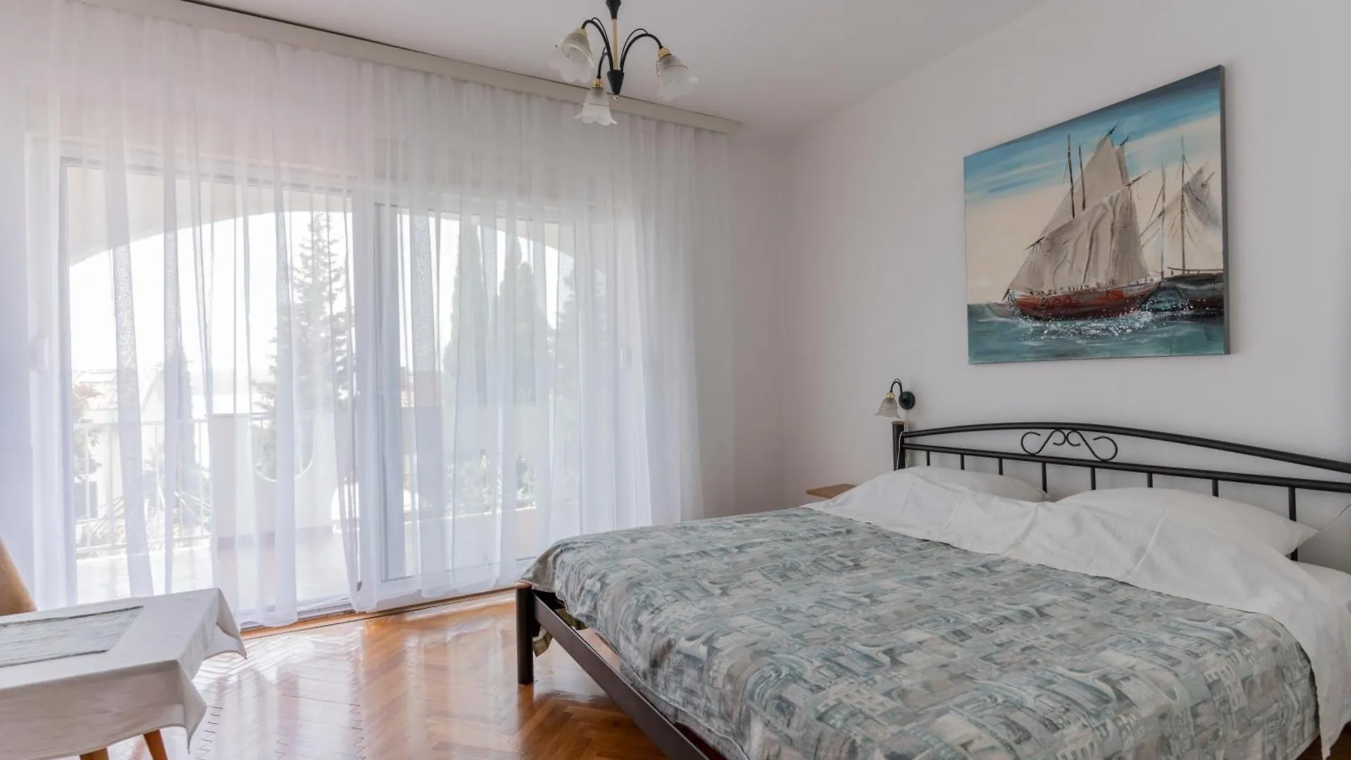 Apartman Villa Petra - Panoramic Sea View Or Garden Level Peace Aprtment Selce Horvátország